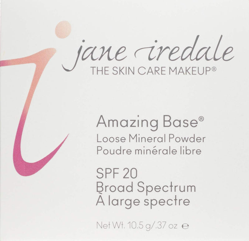 [Australia] - jane iredale Amazing Base Loose Mineral Powder | Luminous Foundation with SPF 20 | Oil Free, Talc Free & Weightless | Vegan & Cruelty-Free Makeup Amber 