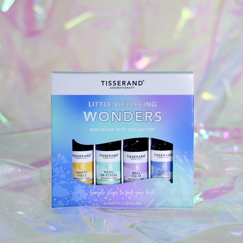 [Australia] - TISSERAND Little Wellbeing Wonders Collection - 4 x Miniature Mist 9ml Mini Mists Giftset 