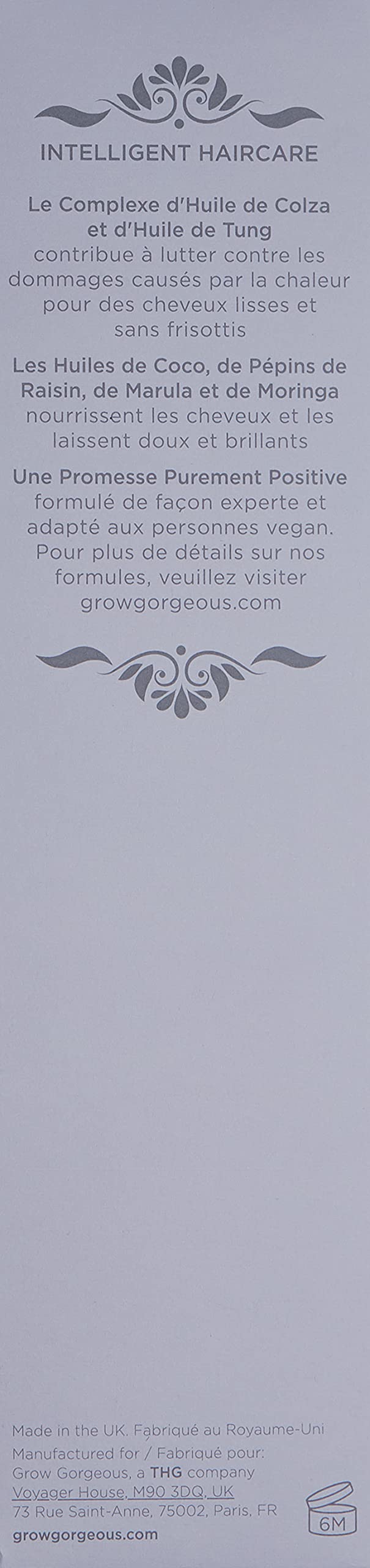 [Australia] - Grow Gorgeous Heat Protection Leave-In Oil, 100 ml 