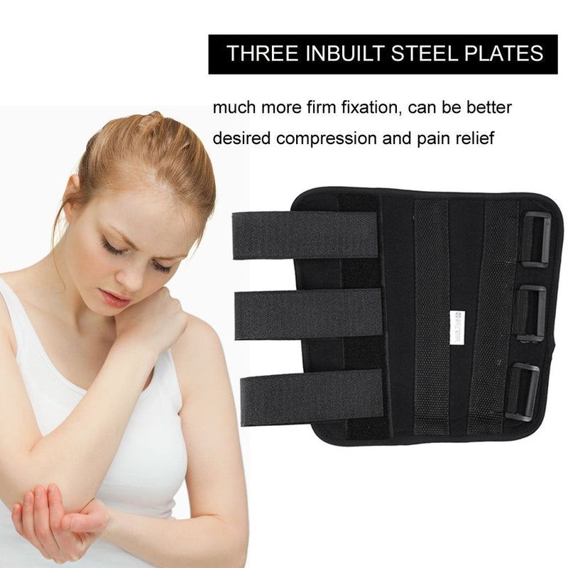 [Australia] - Elbow Support, Premium Adult Elbow Immobilizer Stabilizer Support Brace Available in three sizes | Adjustable Elbow Brace(M) M 