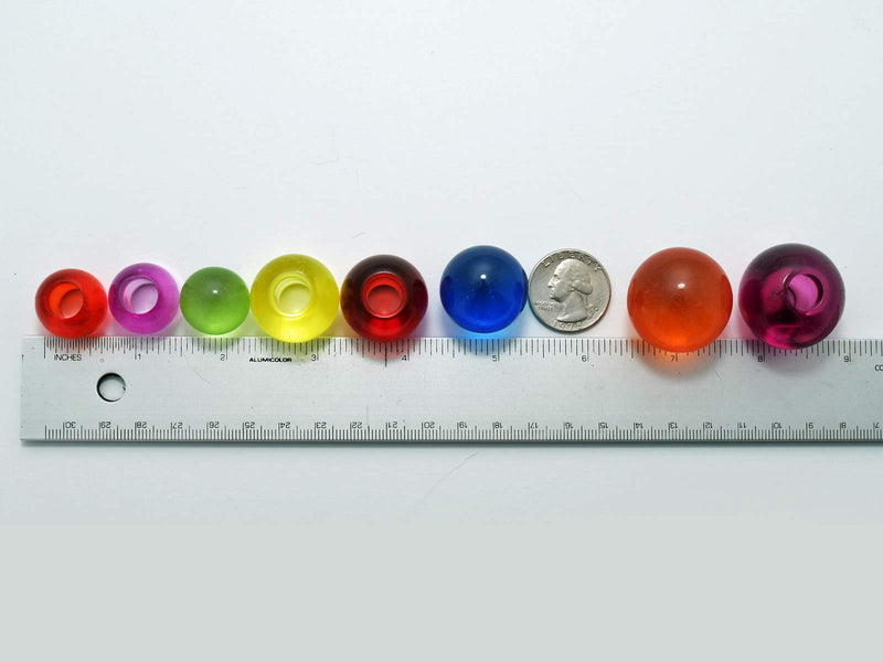 [Australia] - Beautiful Large Translucent Acrylic Beads - for Crafts or Hand Therapy 