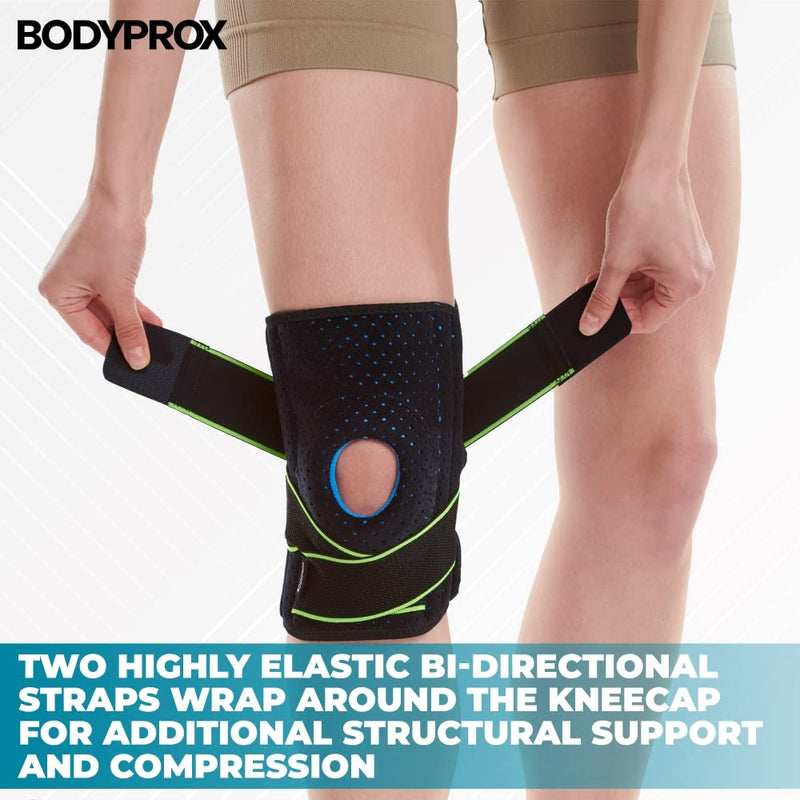 [Australia] - Knee Brace with Side Stabilizers & Patella Gel Pads for Knee Support (Extra Large) X-Large 