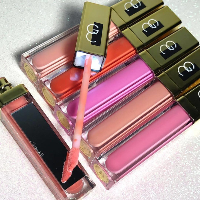 [Australia] - Gerard Cosmetics Color Your Smile Lip Gloss NUDE- BUTTERY SMOOTH AND HIGHLY PIGMENTED non sticky,opaque with LED Lights and Mirror Cruelty Free & Made in the USA 