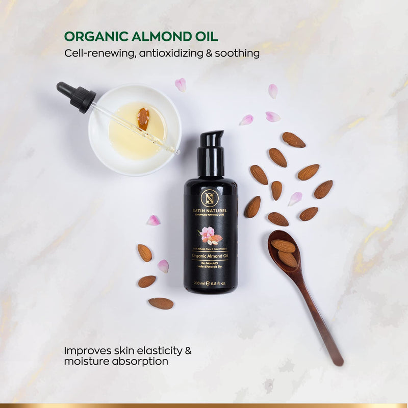 [Australia] - ORGANIC Almond Oil Vegan + Cold-Pressed – Rated “Very Good” * - 100ml Violet Glass Bottle - Skin Care Rich in Vitamins for Soft Skin, Hair Care & Healthy Nails - 100% Pure Natural Cosmetics 100 ml (Pack of 1) 