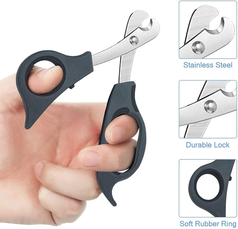 [Australia] - LATRAT Pack of 2 Tablet Dividers Scissors Pill Scissors Cutter with Stainless Steel Blade and Ergonomic Handle for Accurate Dosage of Small Large Pill Tablet 