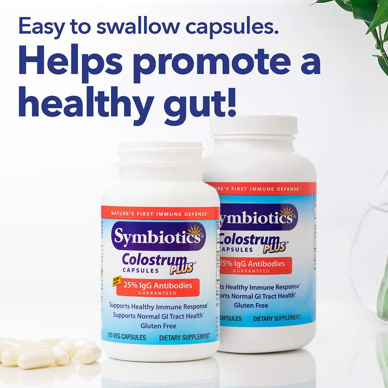 [Australia] - Symbiotics Colostrum Capsules Plus, Supports Healthy Immune Response (240 Capsules) 240 Count (Pack of 1) 