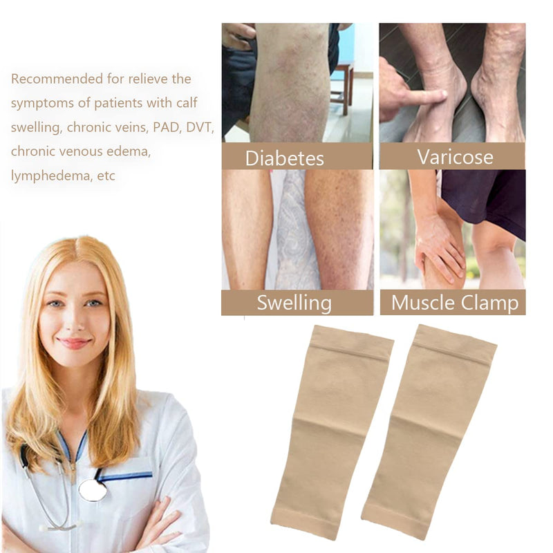 [Australia] - T.E.D. Anti Embolism Stockings, Calf Compression Sleeve for Varicose Veins Medium 