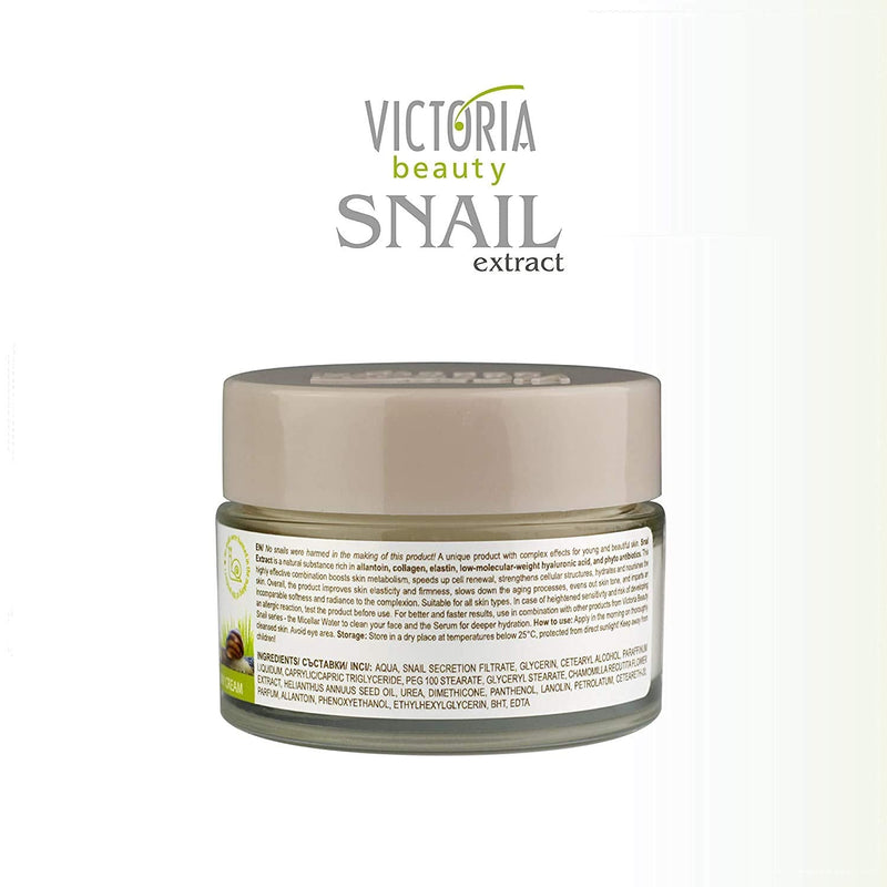 [Australia] - Snail Extract Day and Night Anti-Aging Cream - Intensive Natural Cream - Activates the Synthesis of Hyaluronic Acid for Deep Nourishment 