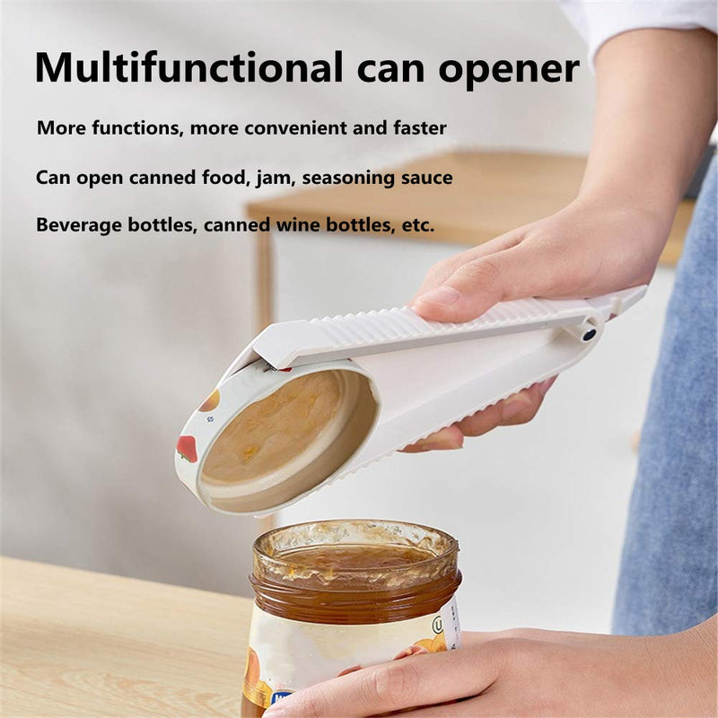 [Australia] - Jar Opener 2PCS Bottle Openers Can Openers Set Multi Function Jar Opener for Weak Hands Easy to Use for Arthritis Sufferers and Anyone with Low Strength 