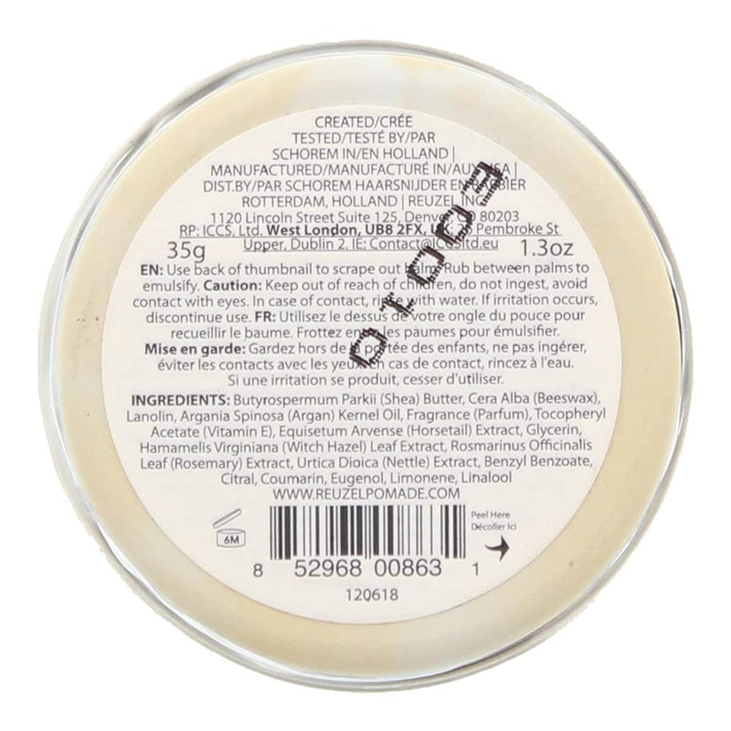 [Australia] - Reuzel Wood and Spice Beard Balm - Shea Butter and Argan Oil - Features a Masculine Scent - Helps to Reduce Itchiness and Beardruff - Formulated to Soften Coarse Hair and Tame Rogue Hairs - 35 g 