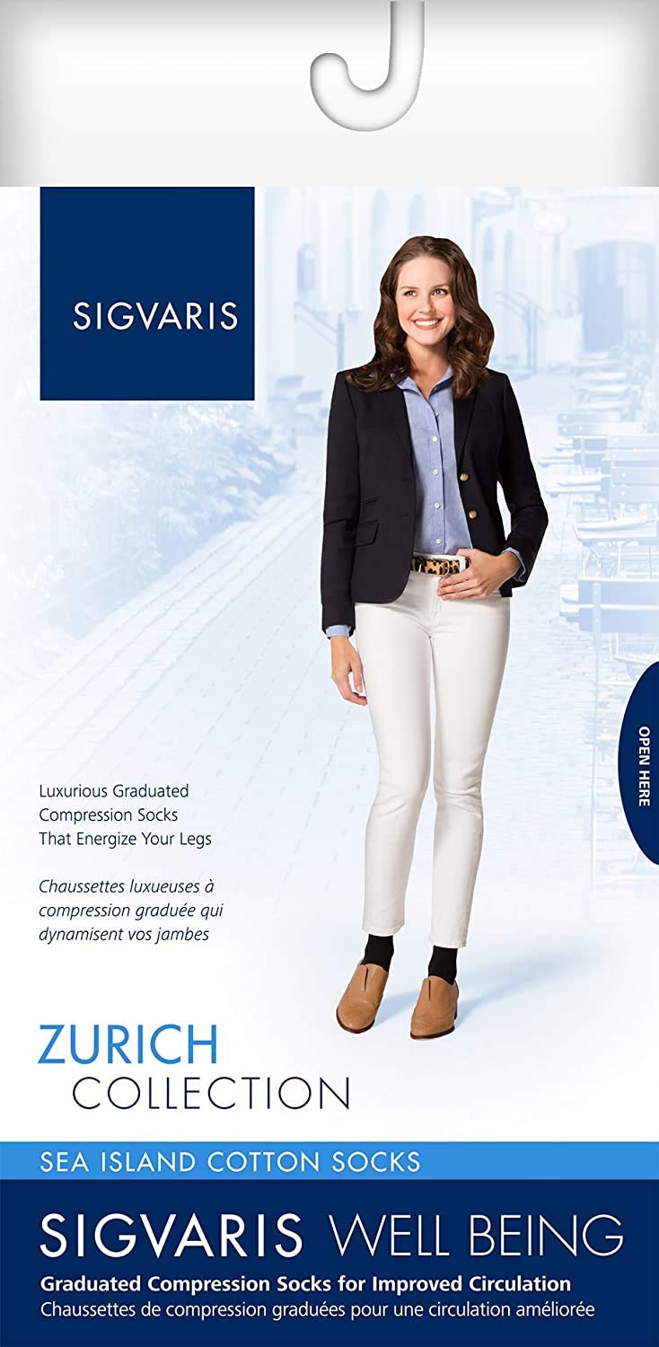 [Australia] - SIGVARIS Women’s SEA Island Cotton 151 Knee-High Compression Socks 15-20mmHg 