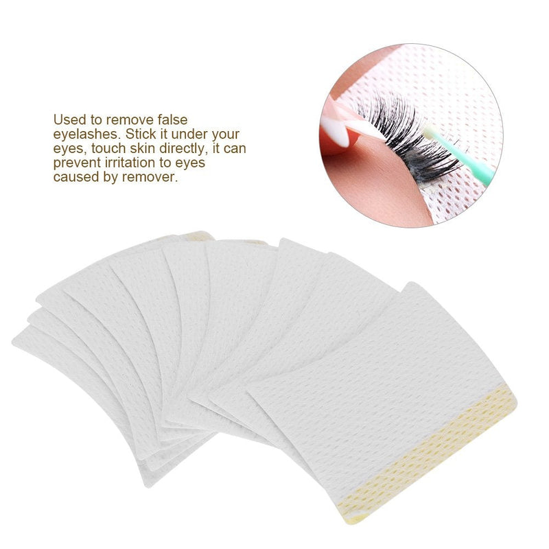 [Australia] - 120pcs Eyelash Extension Pads Disposable Cotton Sticker Under Eye Lash Patch for Eyelash Perming, Eyelash Tinting, Eyelash Glue Cleaning Remove 