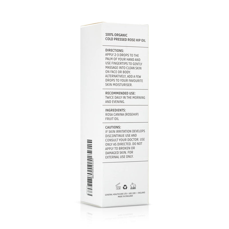 [Australia] - DermaVitamins 100% Organic Cold-Pressed Rose Hip Oil (100ml) 100 ml 