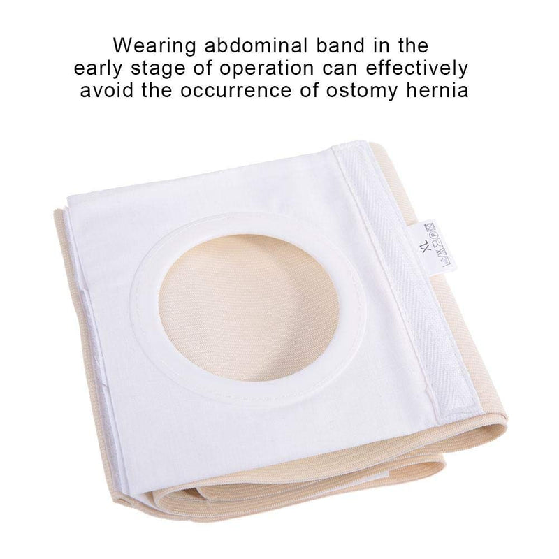 [Australia] - 3 Sizes Ostomy Belt, Unisex Ostomy Hernia Support Belt Abdominal Binder Brace Ostomy Hernia Belt Stoma Support Wraps for Prevent Parastomal Hernia Stoma Opening(M) M 