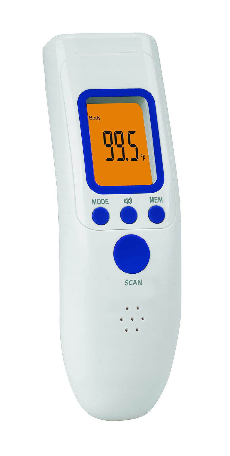 [Australia] - Veridian Healthcare Non-Contact Infrared Thermometer | For Children & Adults | Home Use With 3-Color Fever Alert Display | Instant Accurate Reading | Body, Object, Room, Fahrenheit/Celsius Measurement 