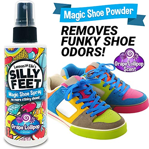 [Australia] - Shoe Smell Foot Spray | Grape Shoe Spray Eliminator Kids Feet and Sweat | Childrens Extra Strength Shoe Odor Eliminator 