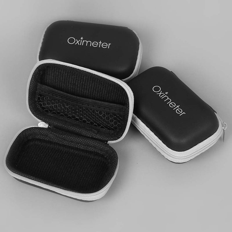 [Australia] - VOSAREA EVA Oximeter Storage Bag Fingertip Pulse Oximeter Protective Case Organizer Portable Zipper Carry Pouch Box for Blood Oxygen Saturation Monitor 