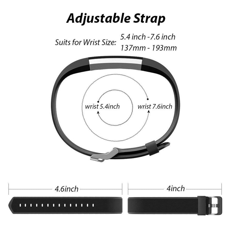 [Australia] - ZURURU Fitwatch XP Replacement Band for Y39 FitWatch XP Fitness Tracker Black 