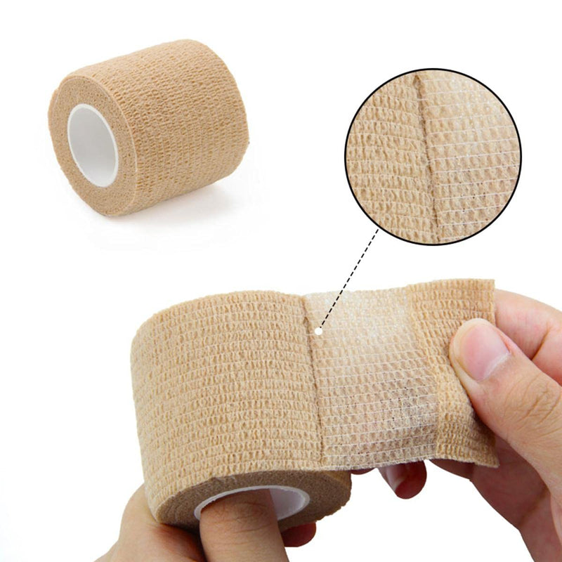 [Australia] - 16 Pack 3 inch Self Adhesive Bandage Wrap, Self Adherent Cohesive Bandage for Humans, Vet Wrap for Pets Animals (Yellow) Yellow 