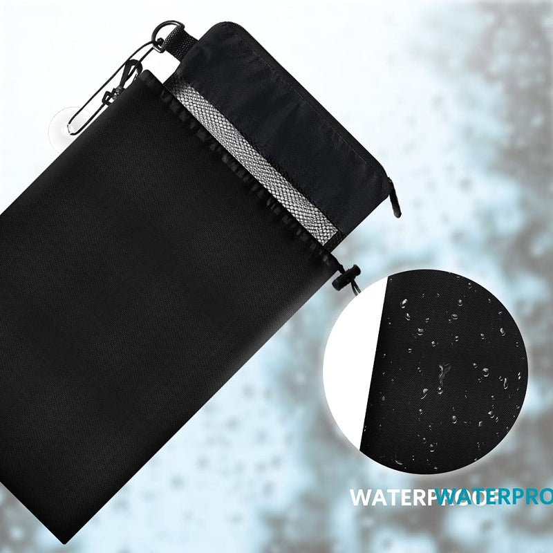 [Australia] - Czyan Toiletry Shower Bag Travel Wash Bag for Women & Men, Hanging Bathroom Mesh Caddy with Wet & Dry Storage Suction Hook Tote for Gym Business 