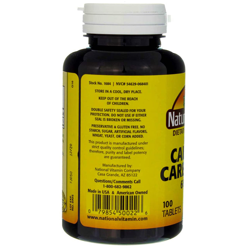 [Australia] - Nature's Blend Pure Calcium Carbonate 600 mg 100 Tabs (1684) 