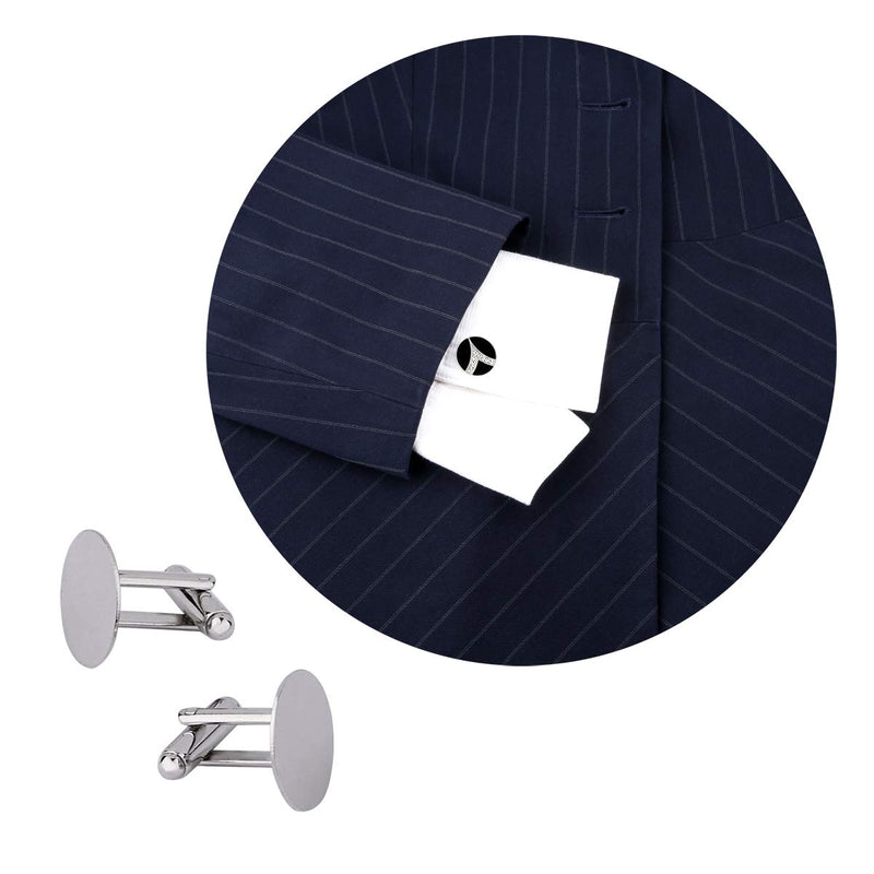 [Australia] - Driew Blank Cufflinks 10 Pairs 16mm 