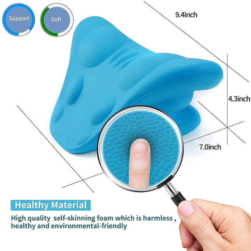 [Australia] - REARAND® Neck Stretcher,Neck and Shoulder Relaxer ,Neck Cloud for TMJ Pain Relief and Cervical Spine Alignment ,Neck Pain Relief Chiropractic Pillow,Posture Corrector 