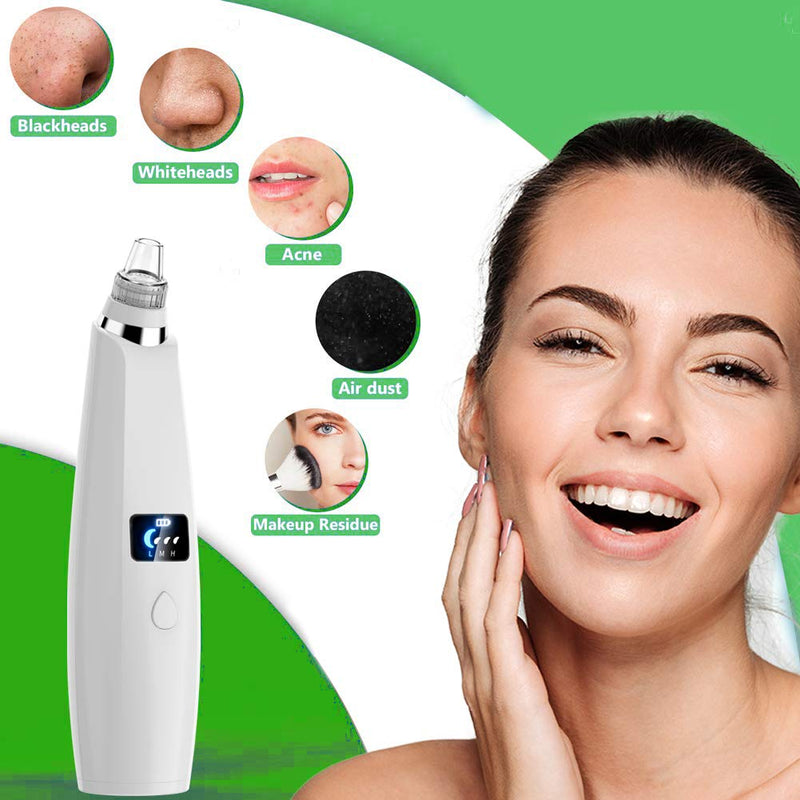 [Australia] - Blackhead Remover Pore Vacuum - 2020 Upgraded Electric Blackhead Vacuum Cleaner, USB Rechargeable Acne Comedone Pore Extractor Tool Kit 