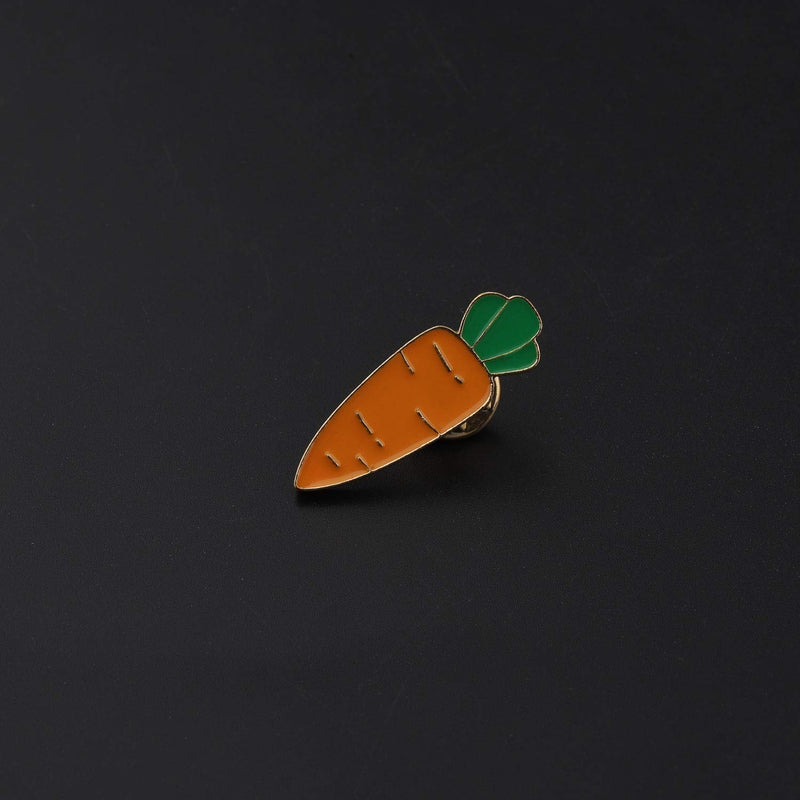 [Australia] - CENWA Carrot Brooch Pin Vegan Pin Jewelry Vegetarian Gift Carrot Lover Gift Vegetables Brooch 