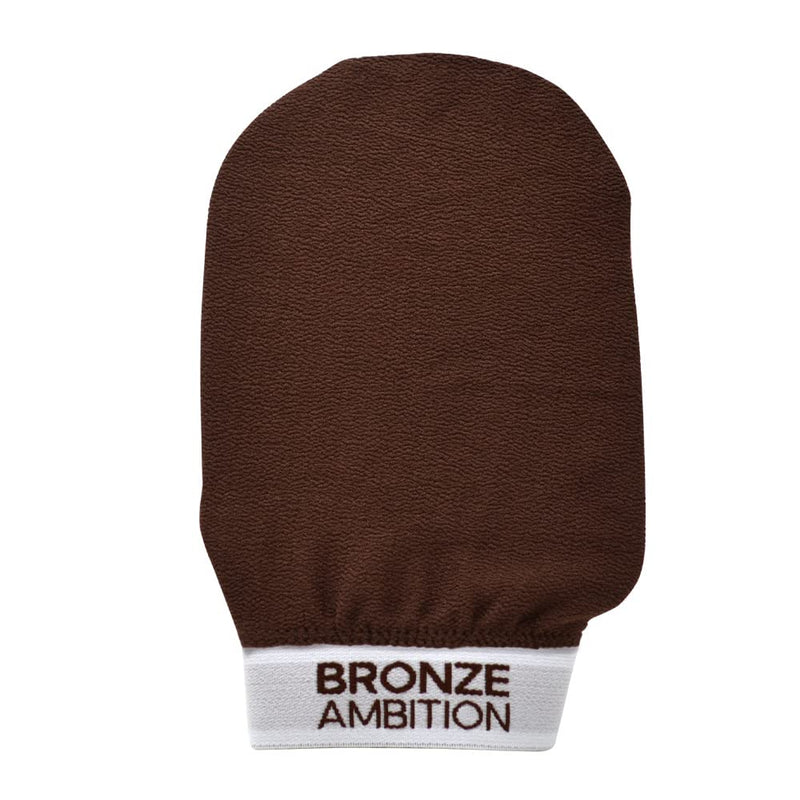 [Australia] - Creightons Bronze Ambition Dual Purpose Exfoliating Mitt - Prepare Skin & Remove Unwanted Tan from Palms, Ankles, Knees or Elbows., Brown 