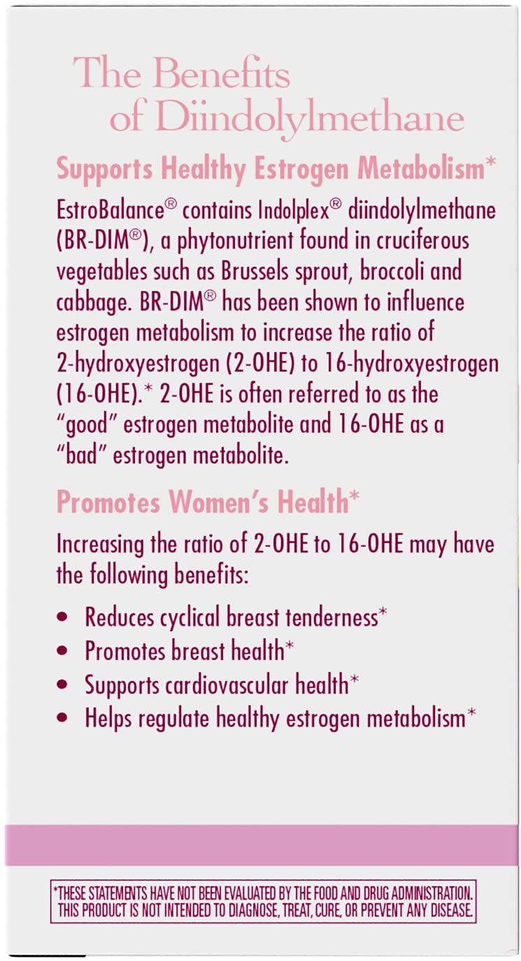 [Australia] - Nature's Way EstroBalance with absorbable DIM, supports healthy estrogen metabolism, 60 Count 60 Count (Pack of 1) 
