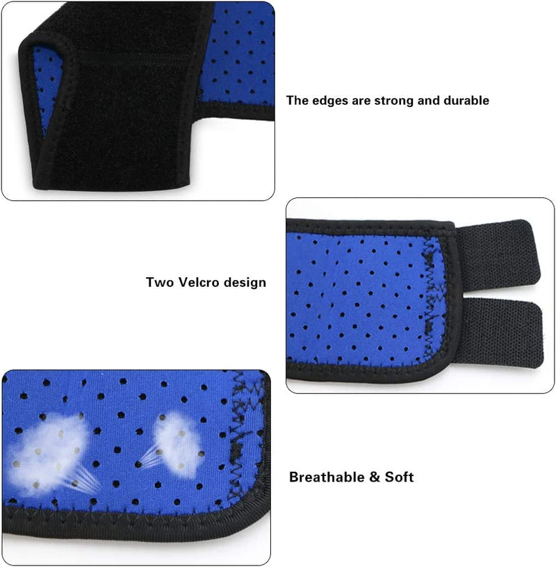 [Australia] - ONTYZZ Kids Ankle Bandage 1 Pair Adjustable Ankle Brace Protect Elastic Children Ankle Support for Football Basketball Cycling Running Dancing Ankle Guards M Black 
