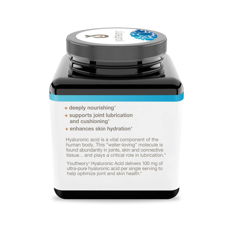 [Australia] - Youtheory Hyaluronic Acid Advanced with Boswellia, 120 Count (1 Bottle) 