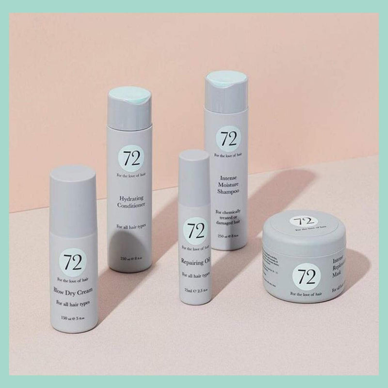 [Australia] - 72 Hair Vegan Hydrating Conditioner, Organic Cruelty Free Moisturiser and Protector Treatment, 250ml 