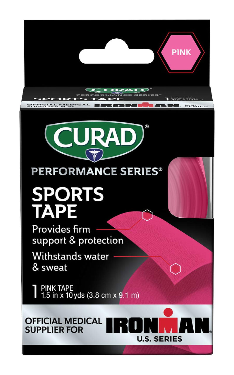 [Australia] - CURAD-CURIM5023 Performance Series Ironman Sports Tape, Pink, 1.5" x 10yds 1 Count 