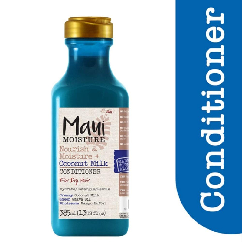[Australia] - Maui Moisture Conditioner for Dry Hair, Coconut Milk & Aloe Vera, 385 ml Condtioner 