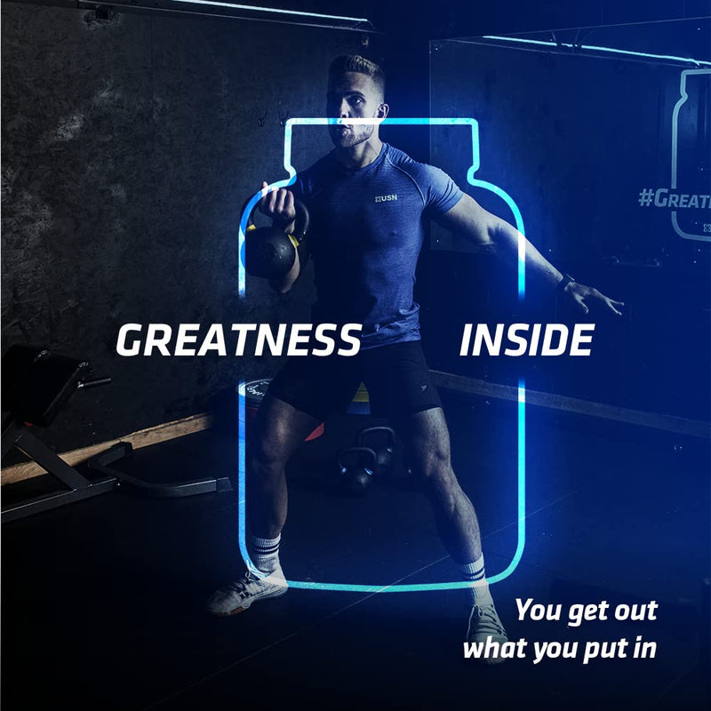 [Australia] - USN Micronized Creatine Monohydrate Powder 500g: Improve Your Performance With Unflavoured Creatine Powder, Energy Boosting Pre train and Post Workout Recovery Powder 