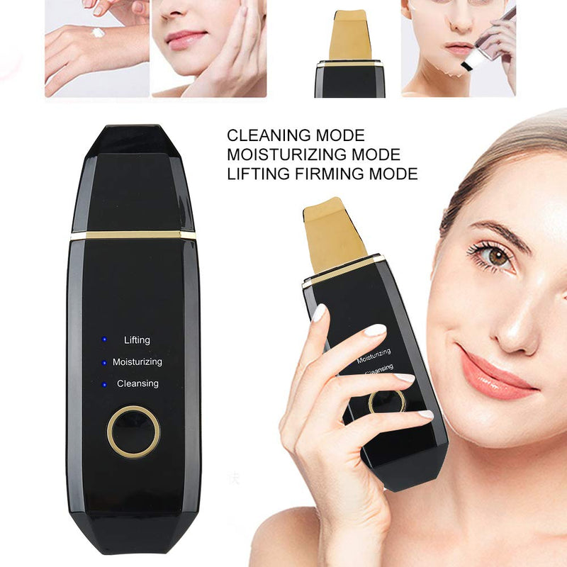 [Australia] - Skin Cleaning Device, 3 In 1 Ultrasonic Peeling Face Pore Cleaner, Skin Scrubber Ultrasound, Skin Cleaner Ultrasonic Pore Cleaner For For Face Cleaning And Care 