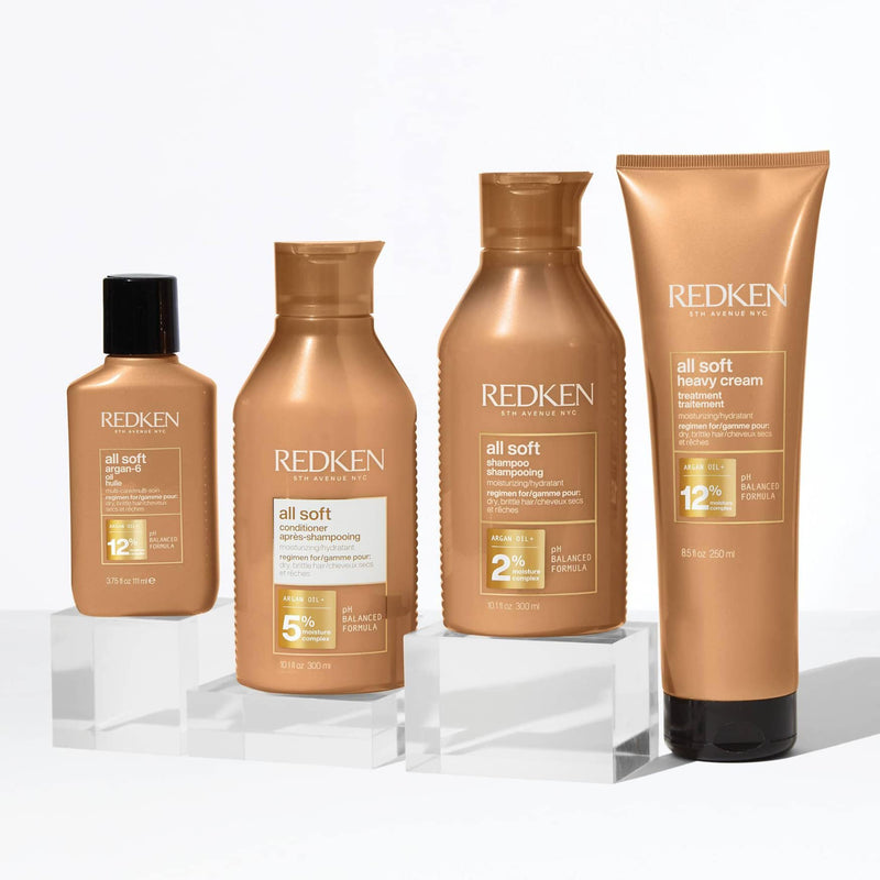 [Australia] - Redken | Conditioner, For Dry Hair, Argan Oil, Intense Softness and Shine, All Soft, 300 ml 