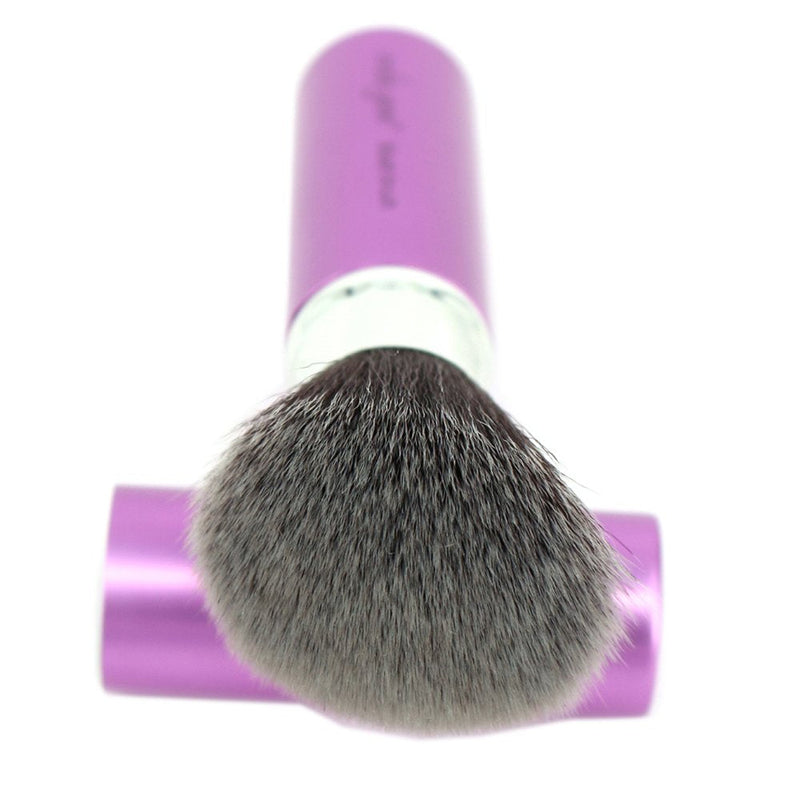 [Australia] - Vela.Yue Retractable Blush Brush Angled Face Powder Bronzer Travel Kabuki Makeup Brushes 