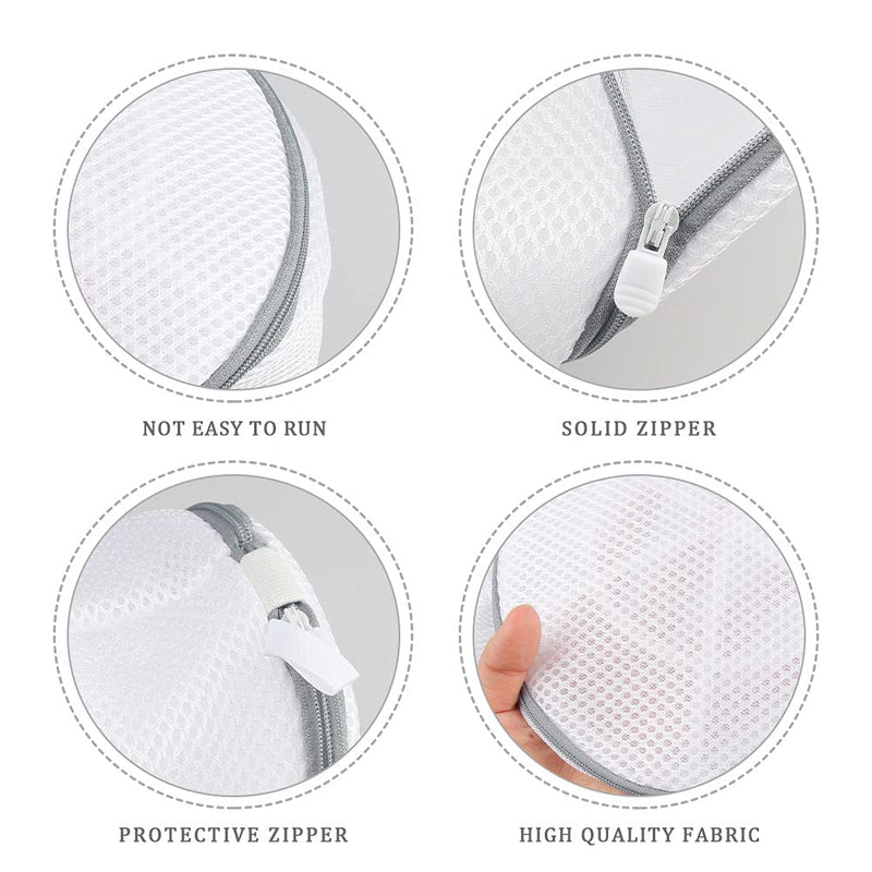 [Australia] - 2 Pcs Shoe Washing Machine Bag, Laundry Shoes Bag Dryer Door Shoe Net for Delicates Trainers Socks Bras 