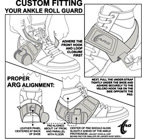 [Australia] - Armor1 Ankle Roll Guard (Left Foot) Ankle Support; Patented and Tested Alternative to an Ankle Brace for Ankle Roll Prevention, Ankle Support, Sprain Support; Good for Walking, Sports, Stroke 