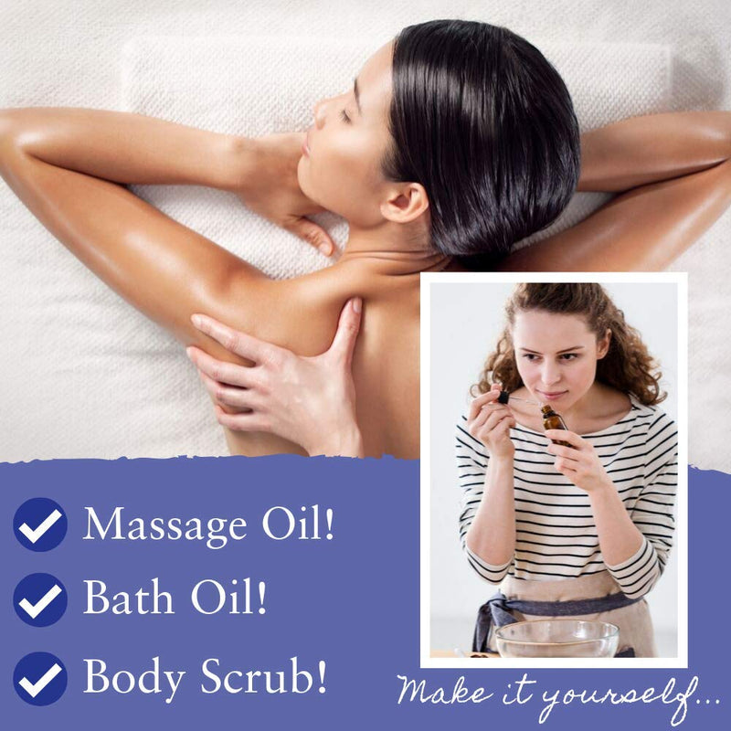 [Australia] - Absolute Aromas Romance Bath & Massage Oil 100ml - Jasmine, Spearmint and Cedarwood Pure Essential Oils in a Jojoba, Sweet Almond & Evening Primrose Base - Sensual Body Oil 