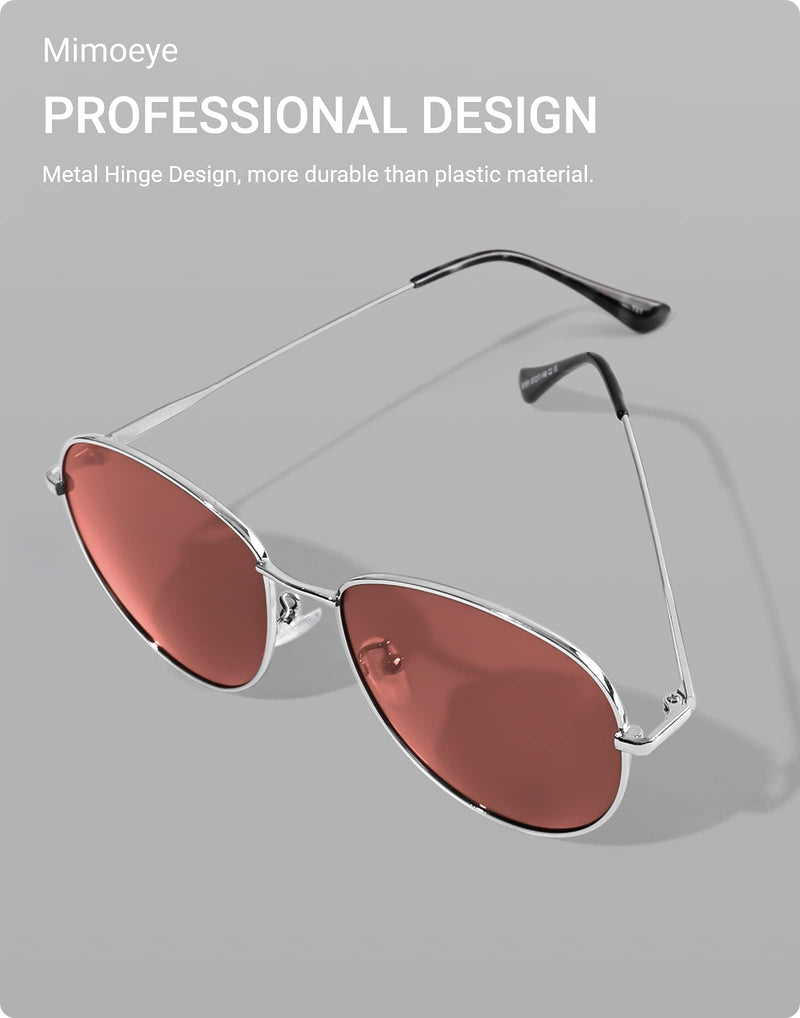 [Australia] - Polarized Aviator Sunglasses for Men Women Classic Premium Military Style,100% UV protection Black Tea 