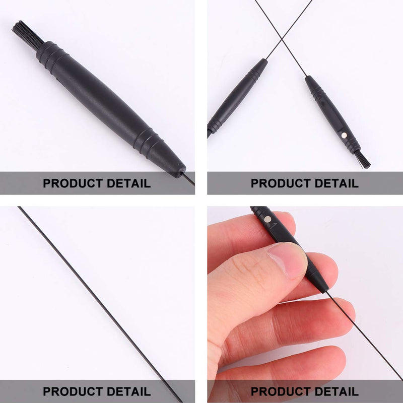 [Australia] - ULTECHNOVO 1 Set 4pcs Hearing Amplifier Cleaning Brush Hearing Aid Vent Cleaning Tool Earpiece Earmold Vent Cleaner for Sound Tubes 