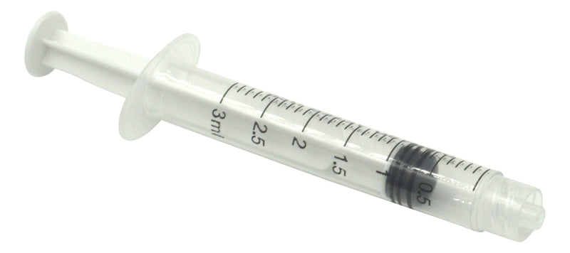 [Australia] - 3ml Syringe Sterile with Luer Lock Tip - 100 Syringes by BH Supplies (No Needle) Individually Sealed 