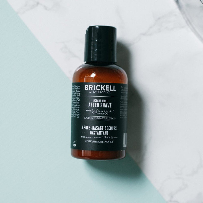 [Australia] - Brickell Men's Instant Relief Aftershave for Men, Natural and Organic Soothing After Shave Balm to Prevent Razor Burn, 59 ml, Scented 59 ml (Pack of 1) 
