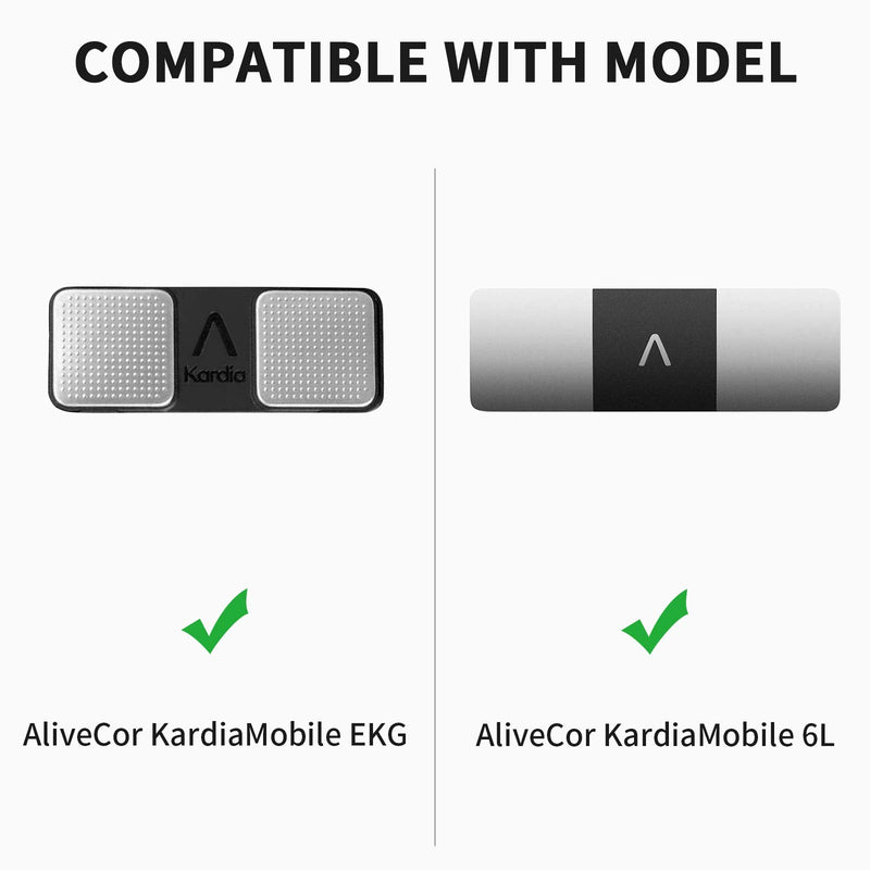 [Australia] - Case for AliveCor kardia Mobile Heart Monitor EKG/Wireless 6-Lead EKG, Travel Case Protective Cover Storage Bag Gray 