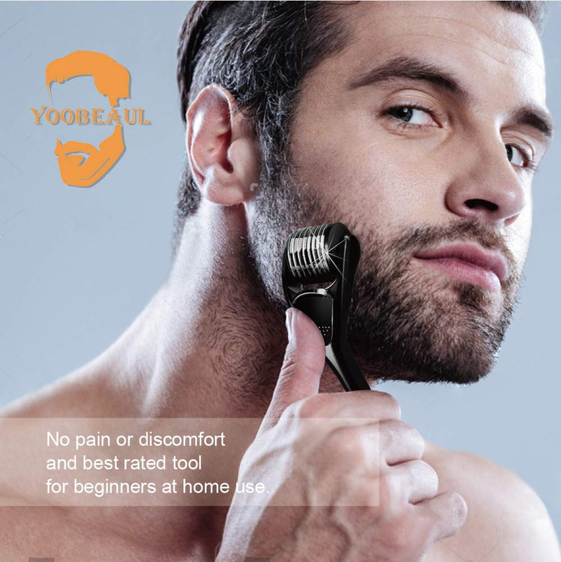 [Australia] - Beard Derma Roller for Beard Growth & Care - Derma Roller for Men - Roller for Home Use - YOOBEAUL Beard Growth Kit Refill 