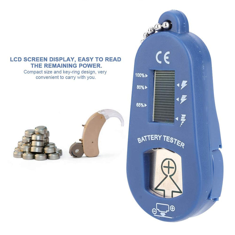 [Australia] - Durable Mini Hearing Aid Battery Tester, Lightweight Hearing Aid Battery Tester, Wear Resistant for Hearing Aid 